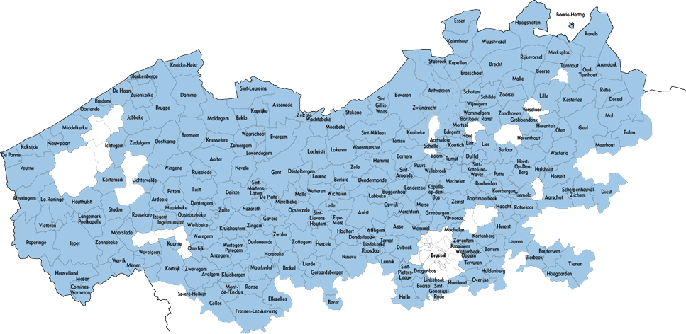 Werkingsgebied Synductis Werkingsgebied Synductis